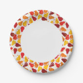 Patroon met peren papieren bordje (Voorkant)