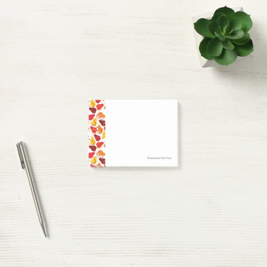 Patroon met peren post-it® notes (Kantoor)