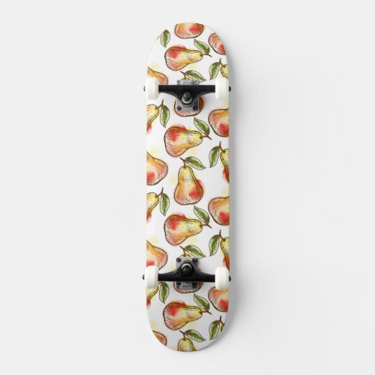 Patroon met peren skateboard (Voorkant)