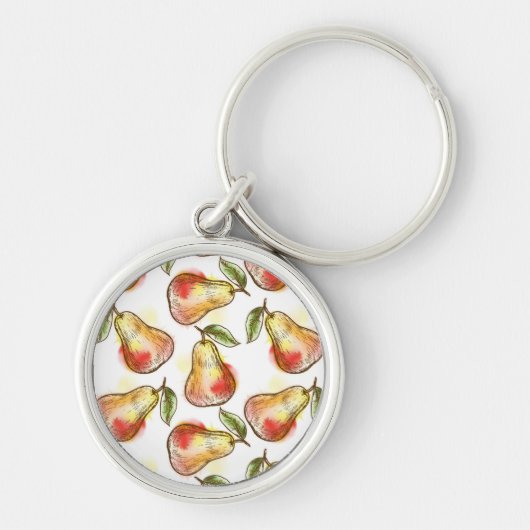 Patroon met peren sleutelhanger (Voorkant)
