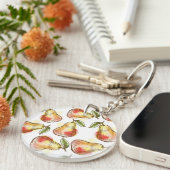 Patroon met peren sleutelhanger (Voorkant Rechts)