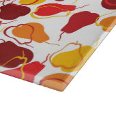 Patroon met peren snijplank (Hoek)