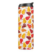 Patroon met peren thermosbeker (Gedraaid links)