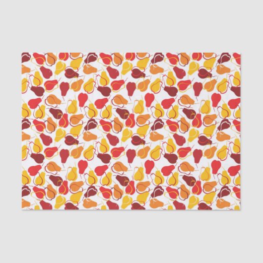 Patroon met peren tissuepapier (Voorkant)