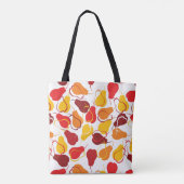 Patroon met peren tote bag (Achterkant)