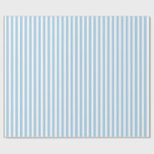 Patroon met platte blauwe en witte strepen cadeaupapier (Vlak)