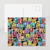 Patroon met portretten van de grootste componisten aankondigingskaart (Voorkant / Achterkant)