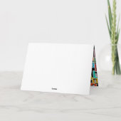 Patroon met portretten van de grootste componisten kaart (Achterkant)