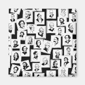 Patroon met portretten van de grootste componisten magneet (Voorkant)