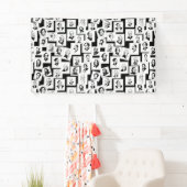 Patroon met portretten van de grootste componisten spandoek (Insitu)