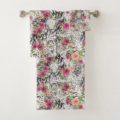 Patroon met proefafdrukken bad handdoek (Insitu)