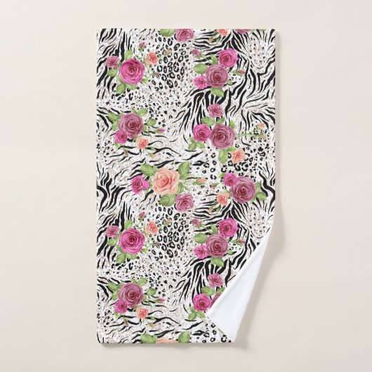 Patroon met proefafdrukken bad handdoek (Handdoek)