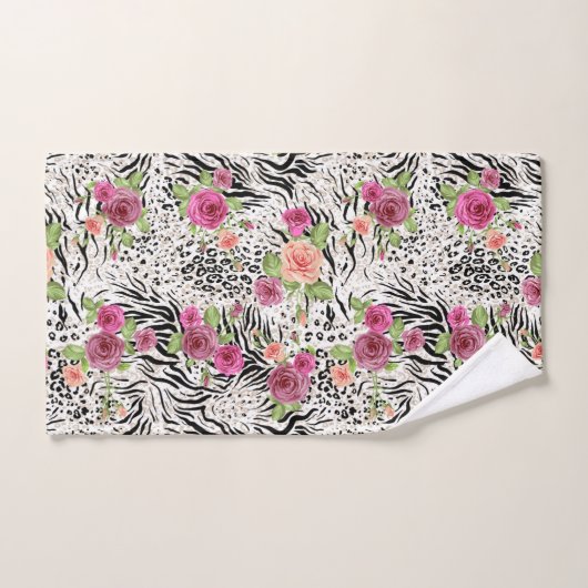 Patroon met proefafdrukken bad handdoek (Handdoek)