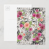 Patroon met proefafdrukken briefkaart (Voorkant / Achterkant)