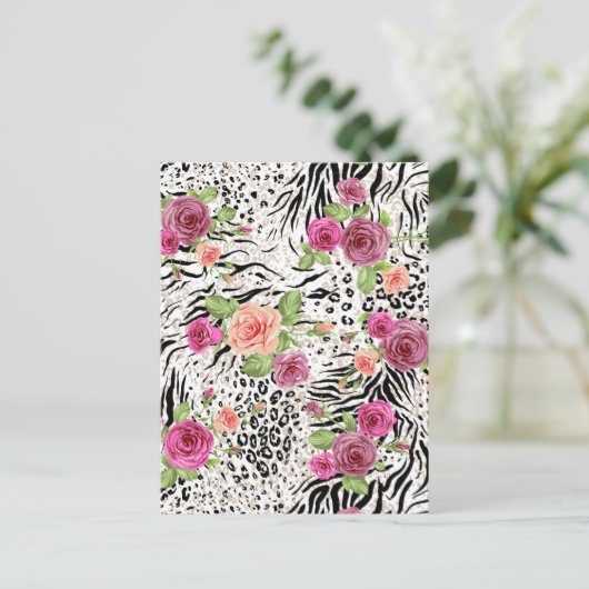 Patroon met proefafdrukken briefkaart (Staand voorkant)