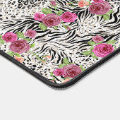 Patroon met proefafdrukken bureaumat (Hoek)