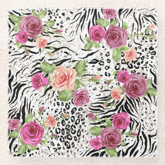 Patroon met proefafdrukken glazen onderzetter (Voorkant)