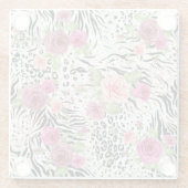 Patroon met proefafdrukken glazen onderzetter (Achterkant)