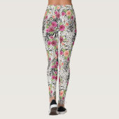 Patroon met proefafdrukken leggings (Achterkant)