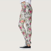 Patroon met proefafdrukken leggings (Links)