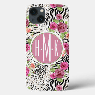 Patroon met proefafdrukken Monogram Case-Mate iPhone Case