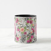 Patroon met proefafdrukken | Monogram Mok (Midden)