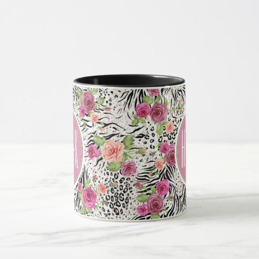 Patroon met proefafdrukken | Monogram Mok (Midden)