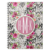 Patroon met proefafdrukken | Monogram Notitieboek (Voorkant)