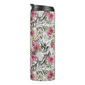 Patroon met proefafdrukken | Monogram Thermosbeker (Geroteerd rechts)