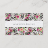 Patroon met proefafdrukken | Monogram Visitekaartje (Achterkant)