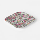 Patroon met proefafdrukken papieren bordje (Gebogen)