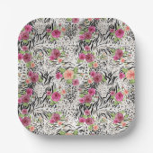 Patroon met proefafdrukken papieren bordje (Voorkant)