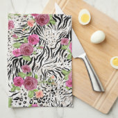 Patroon met proefafdrukken theedoek (Quarter Fold)