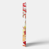 Patroon met rode bloemen Case-Mate iPhone case (Achterkant / Rechts)
