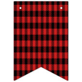 Patroon met rode buffels vlaggetjes (Derde vlag)