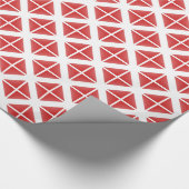 Patroon met rode driehoek cadeaupapier (Hoek)