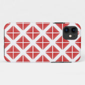 Patroon met rode driehoek Case-Mate iPhone case (Achterkant (horizontaal))