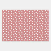 Patroon met rode en groene kerstrode pasta inpakpapier vel (Voorkant 2)