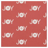 Patroon met rode en witte kerst stof (Close Up)