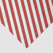 Patroon met rode en witte strepen tissuepapier (Detail)