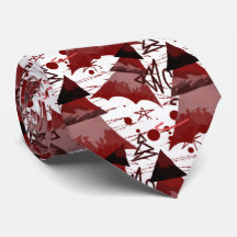 Patroon met rode kerstbomen