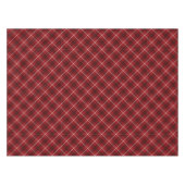 Patroon met rode patroonplaat tafelkleed (Voorkant (Horizontaal))
