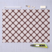 Patroon met rode patroonplaat tissuepapier (Craft)