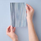 Patroon met rode strepen flyer (Hand)