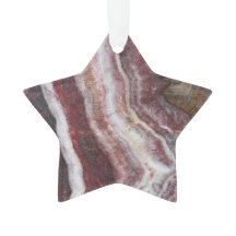 Patroon met rood gepantserd