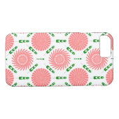 patroon met roze bloemen Case-Mate iPhone case (Achterkant (Horizontaal))