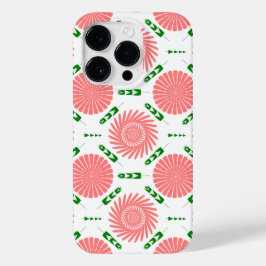 patroon met roze bloemen Case-Mate iPhone 14 pro hoesje