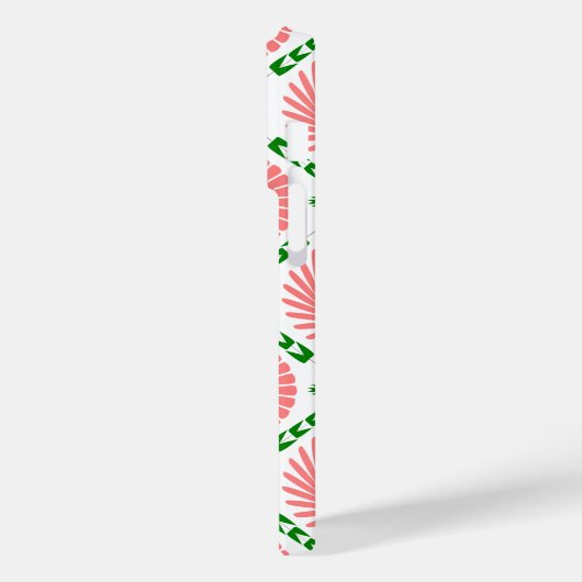 patroon met roze bloemen Case-Mate iPhone case (Achterkant / Links)