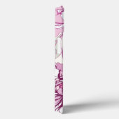 Patroon met roze bloemen Case-Mate iPhone case (Achterkant / Rechts)