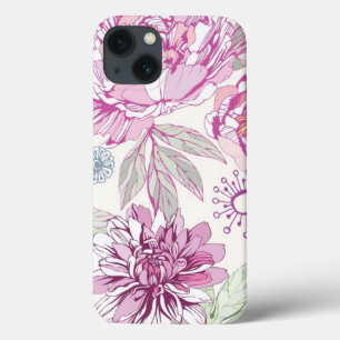 Patroon met roze bloemen Case-Mate iPhone case